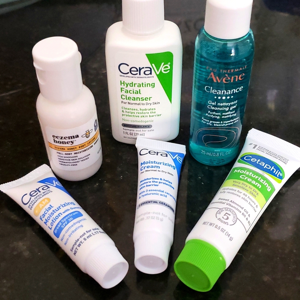Cerave and Origins travel set